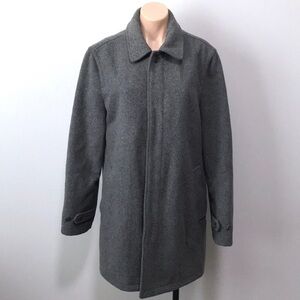 J. Crew Stadium Cloth Wool Gray Coat Medium